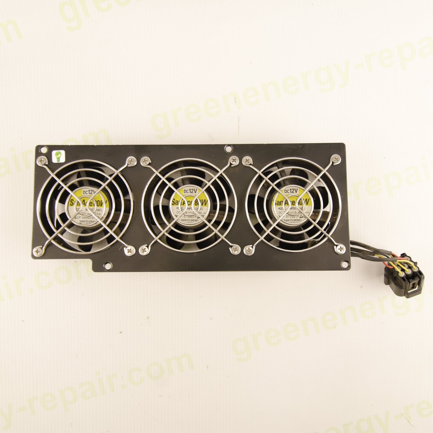 SANYO DENKI San Ace 80W 9WP0812H401 | Triple Cooling Fan Module | 3 × 80 mm | 12 VDC | IP55 | Industrial Ventilation