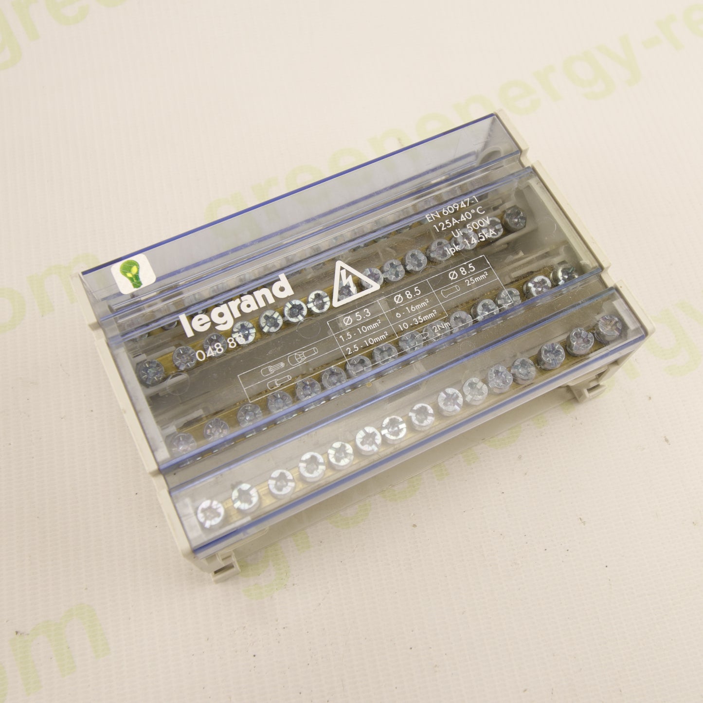 Legrand 04888 | 125 A Modular Distribution Block | 500 V | Multipole Power Distribution | Electrical Panels