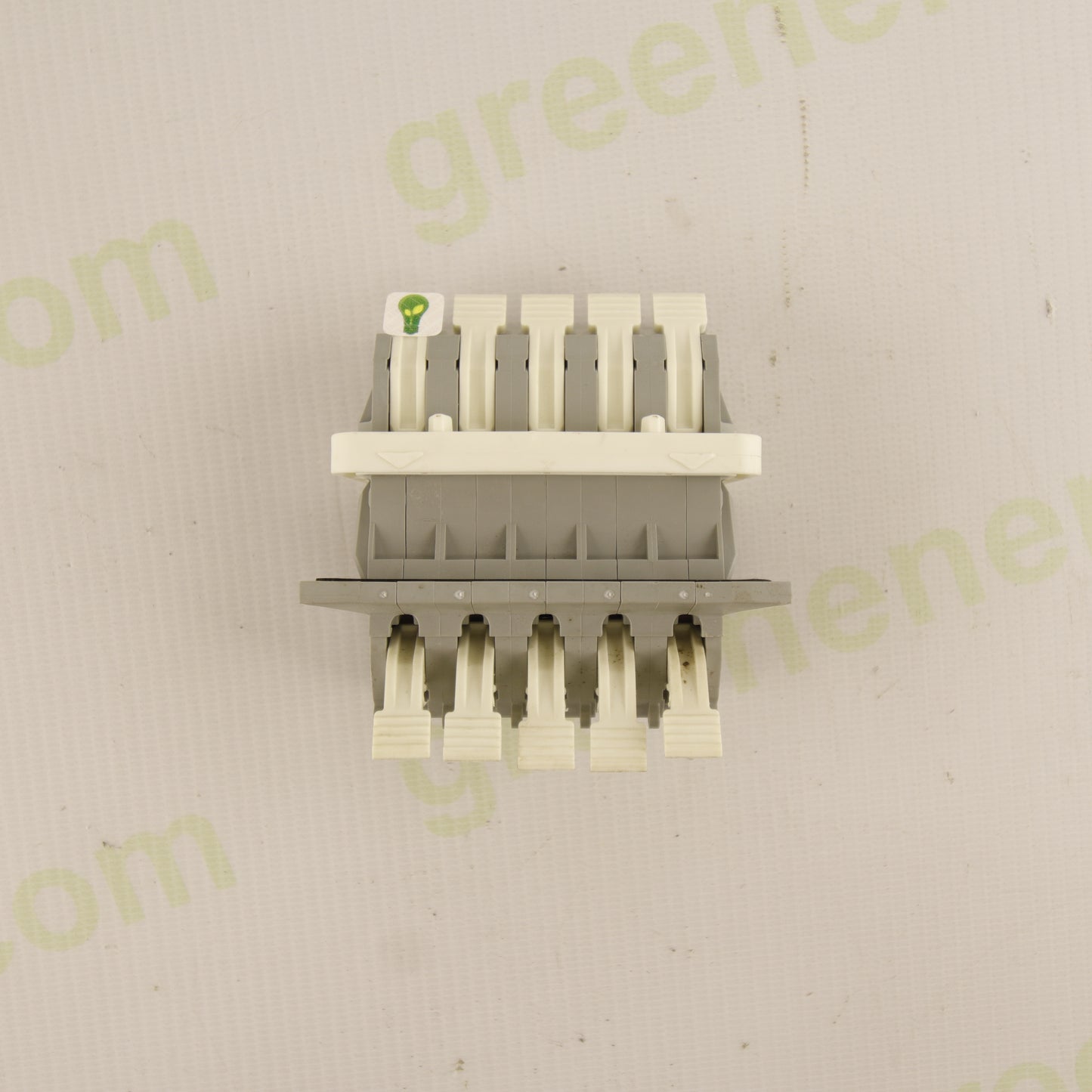 WAGO 828 Feed-Through Lever Terminal Block | 5-Pole | Double-Sided | Up to 10 mm² Conductors | 41 A | 11.5 mm Pitch | CAGE CLAMP