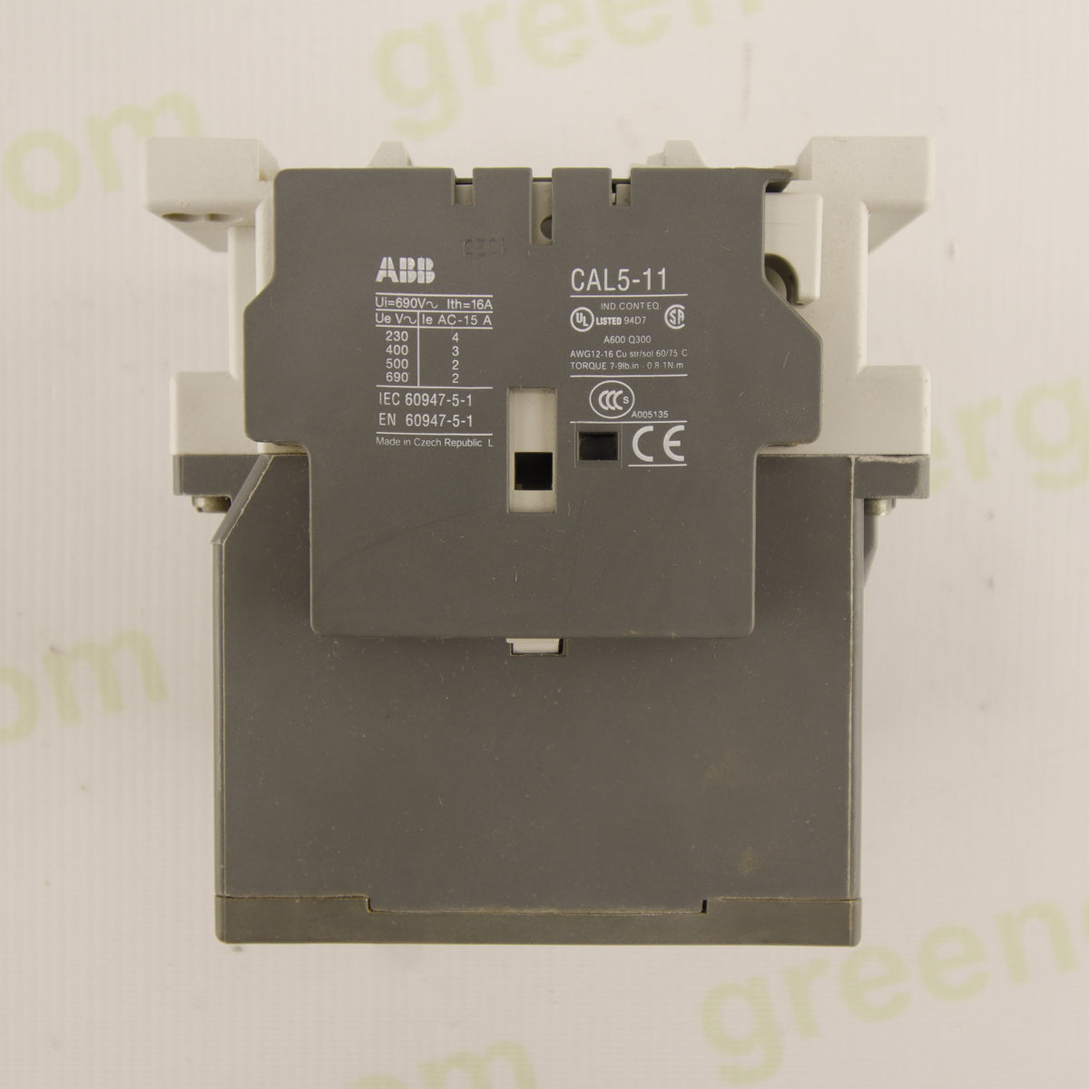 ABB A45-40 Power Contactor | 4-Pole 4NO | 70 A | 690 V AC | Coil AC | CAL5-11 1NO+1NC | IEC 60947