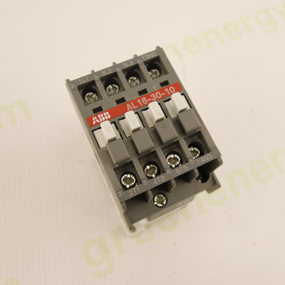 ABB AL16-30-10 Power Contactor | 3-Pole | 30 A | 690 V AC | DC Coil | 1NO Auxiliary Contact | IEC 60947