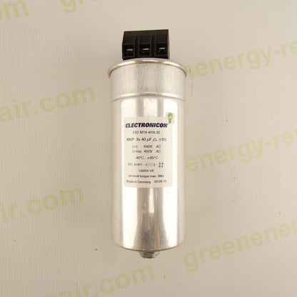 Electronicon E62.M16-403L30 – 3×40 µF 640 V AC Three-Phase MKP Power Capacitor