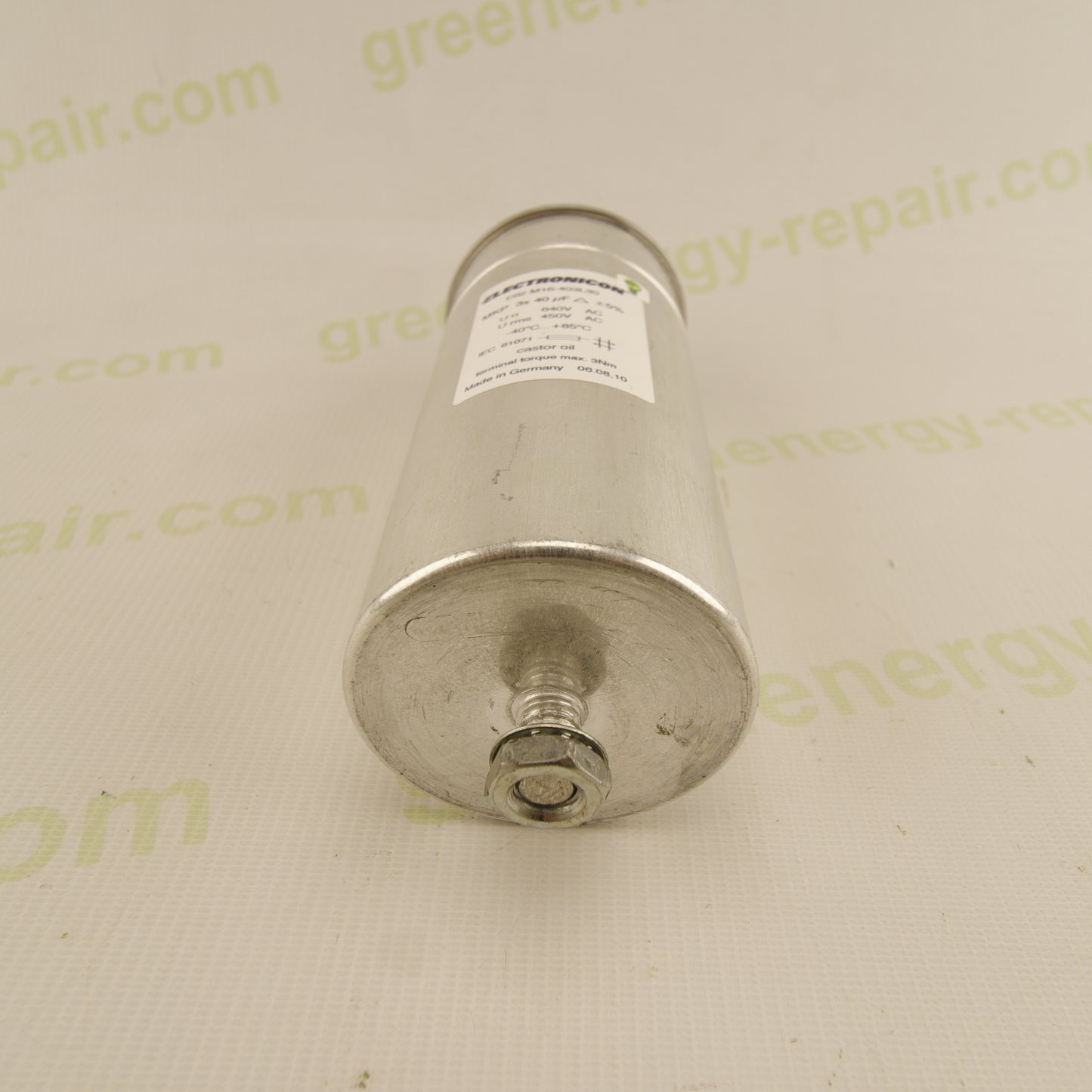 Electronicon E62.M16-403L30 – 3×40 µF 640 V AC Three-Phase MKP Power Capacitor