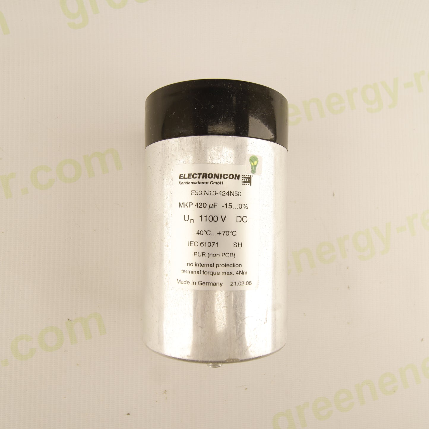 ELECTRONICON E50.N13-424N50 MKP 420 µF 1100 VDC DC-Link Capacitor