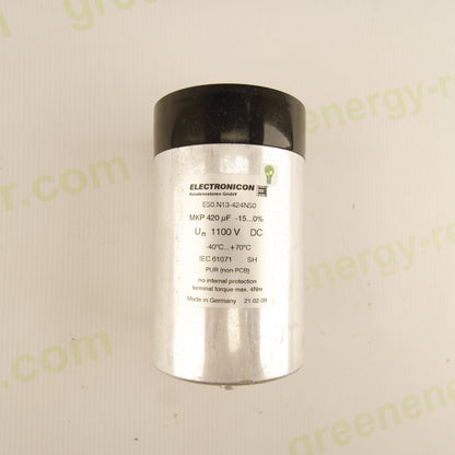 ELECTRONICON E50.N13-424N50 MKP 420 µF 1100 VDC DC-Link Capacitor