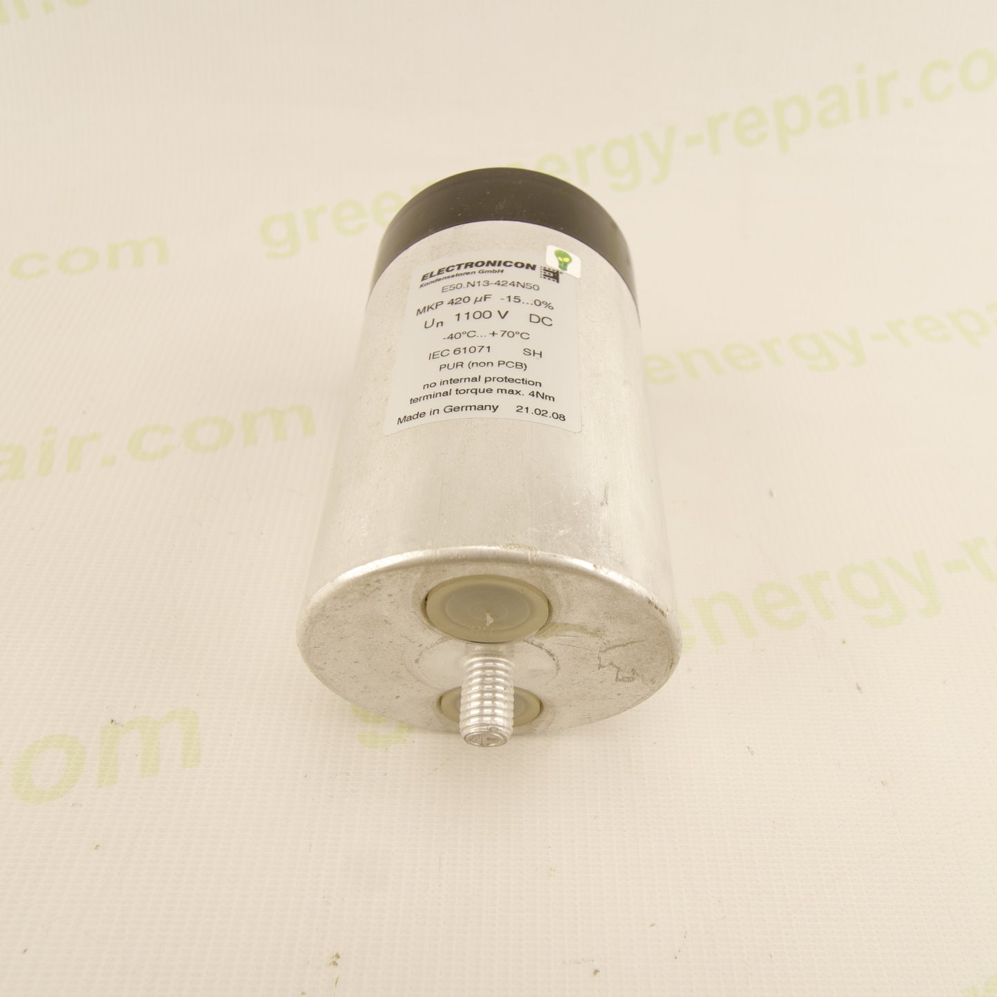 ELECTRONICON E50.N13-424N50 MKP 420 µF 1100 VDC DC-Link Capacitor