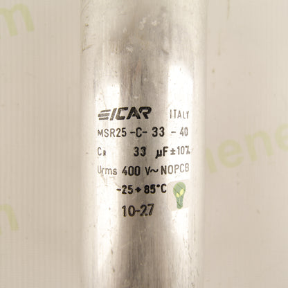 ICAR MSR25-C-33-40 – 33 µF 400 V AC Film Capacitor
