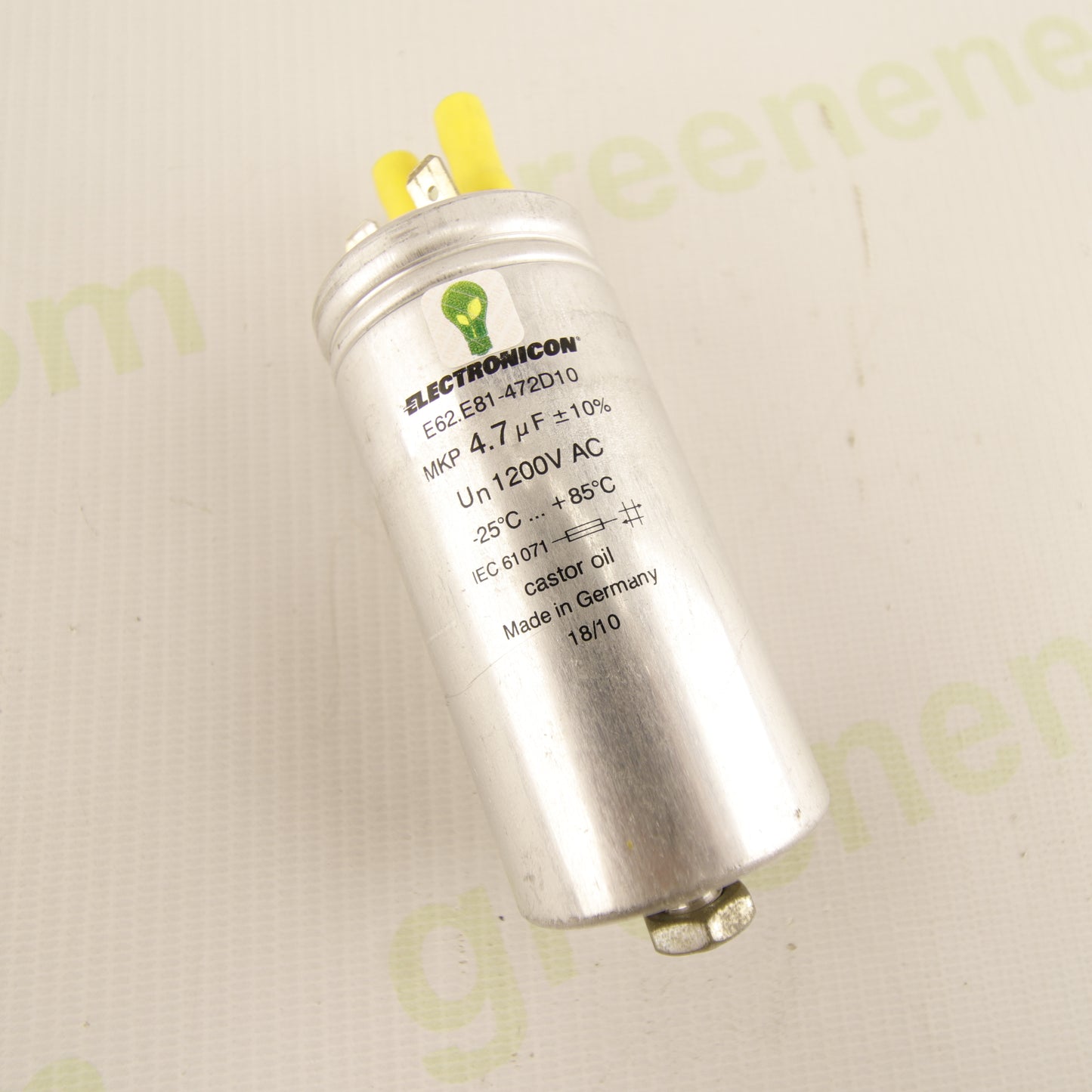 ELECTRONICON E62.E81-472D10 – 4.7 µF 1200 VAC MKP Power Capacitor