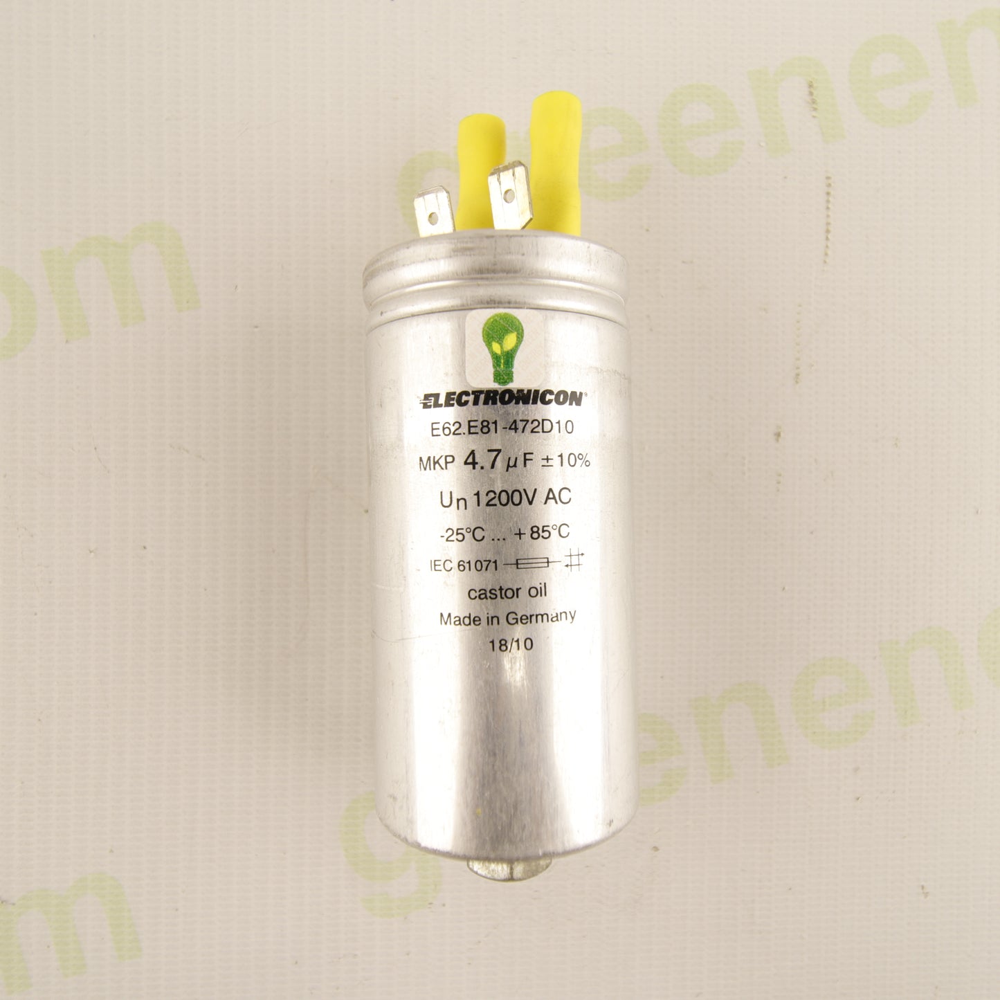 ELECTRONICON E62.E81-472D10 – 4.7 µF 1200 VAC MKP Power Capacitor