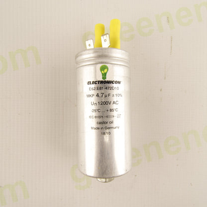 ELECTRONICON E62.E81-472D10 – 4.7 µF 1200 VAC MKP Power Capacitor
