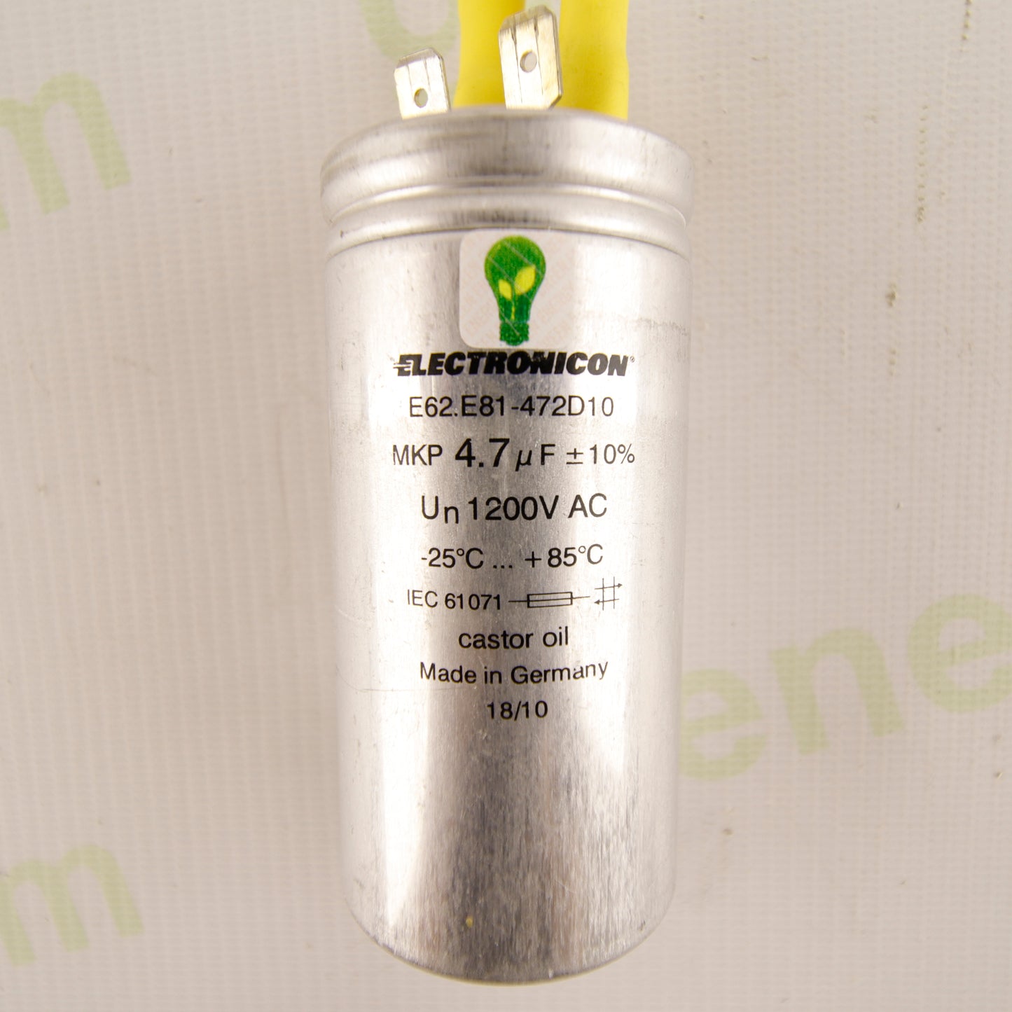ELECTRONICON E62.E81-472D10 – 4.7 µF 1200 VAC MKP Power Capacitor
