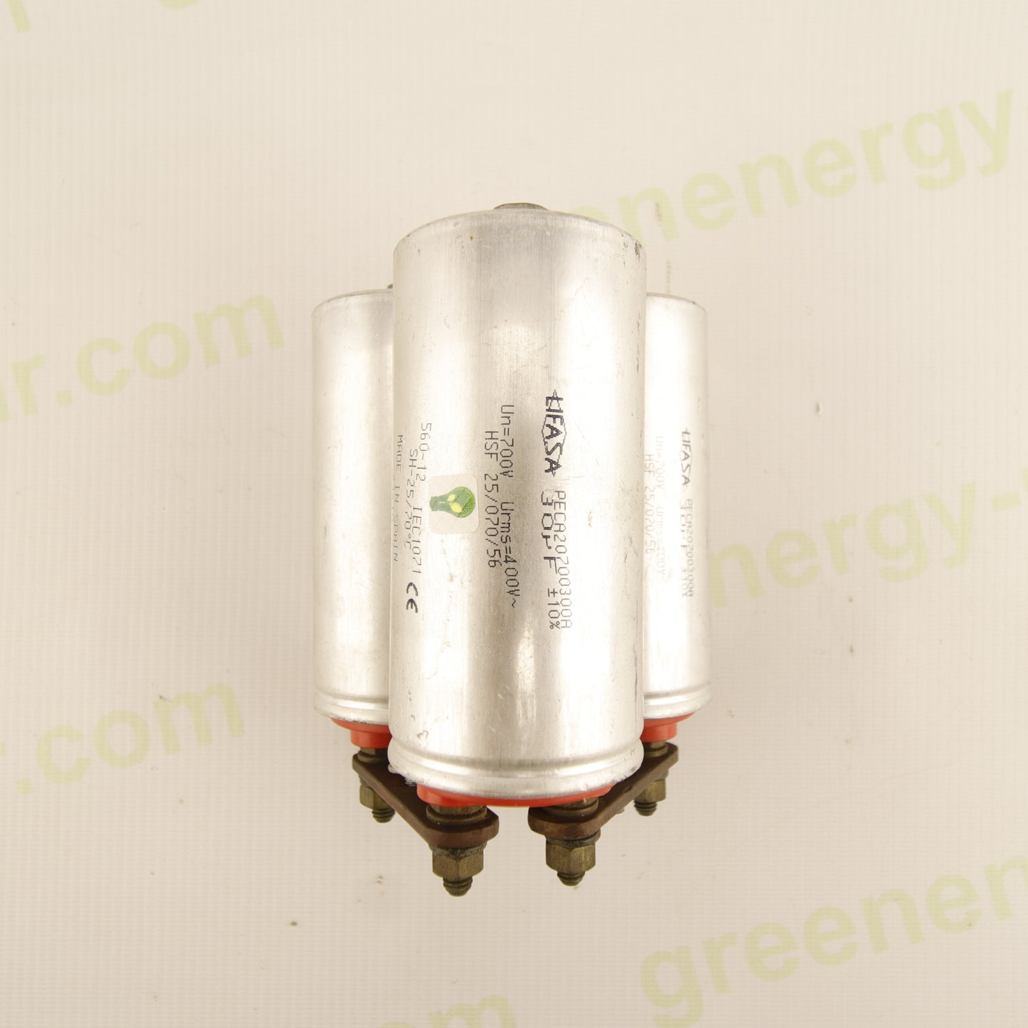 LIFASA PECA 20700300A | Set of 3 Power Capacitors | 30 µF Each | 700 V DC | 400 V AC | ±10% | SH | IEC 1071