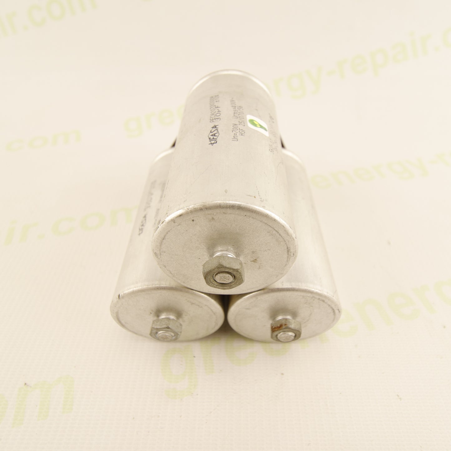 LIFASA PECA 20700300A | Set of 3 Power Capacitors | 30 µF Each | 700 V DC | 400 V AC | ±10% | SH | IEC 1071