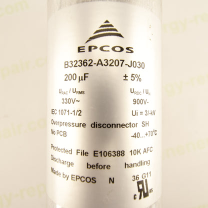 EPCOS комплект 3 бр. B32362-A3207-J030 330V 900V ASTRID COPERNICUS 100TT ФИЛТЪР