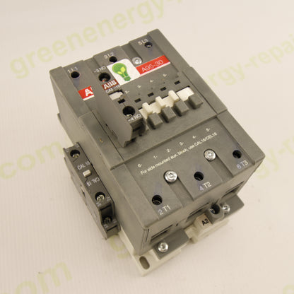 ABB A95-30 Power Contactor | 3-Pole | 95 A | 690 V AC | Coil 110–250 V AC/DC | CA5-10 1NO | RV5/250 | IEC 60947