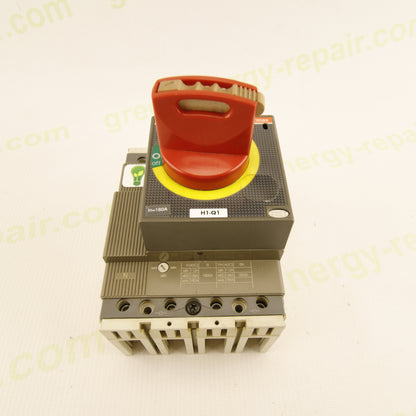 ABB SACE Tmax T1N 160 | 160 A | 3-Pole MCCB | 690 V AC | Ui 800 V | Uimp 8 kV | Icu up to 50 kA | IEC 60947-2