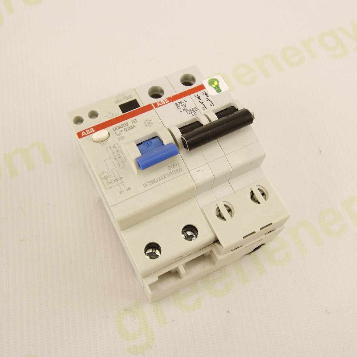 ABB DDA202 AC + S202L C10 | 2P RCBO Protection