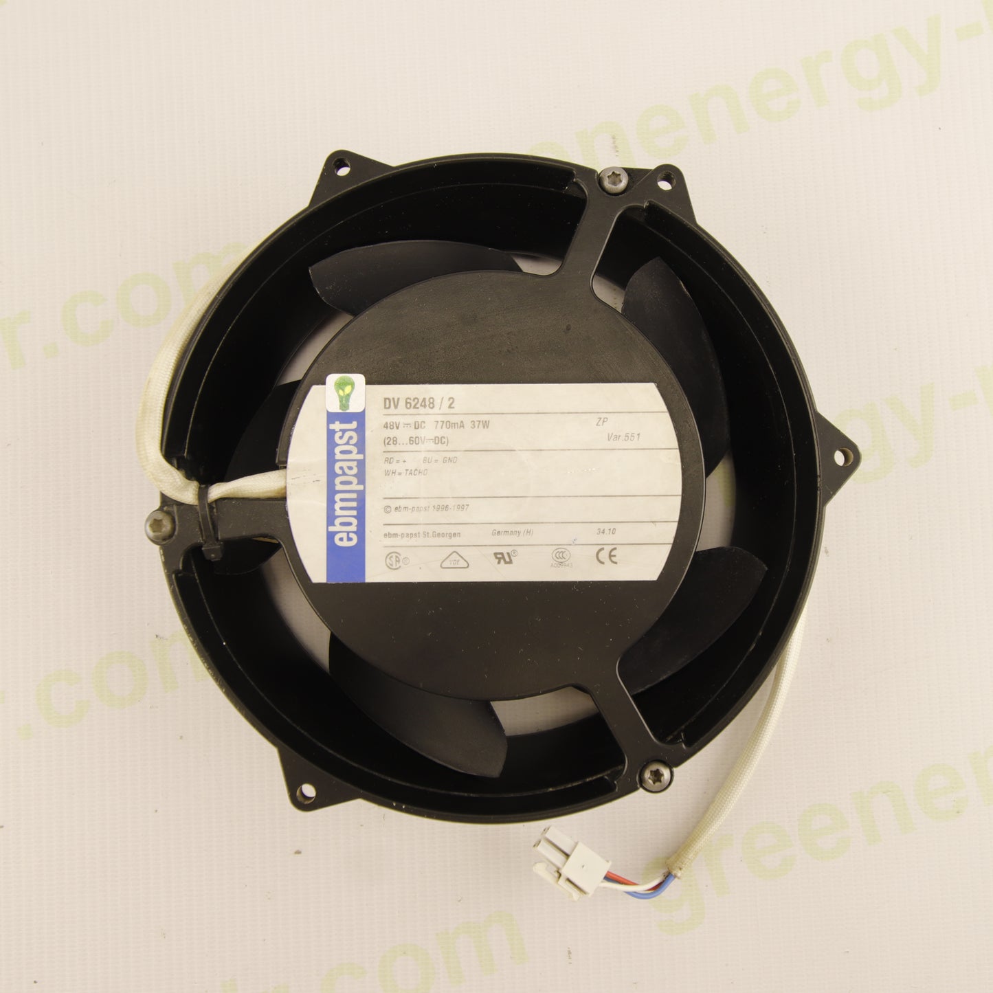 ebm-papst DV6248/2 Axial Fan | 48 V DC | 37 W |