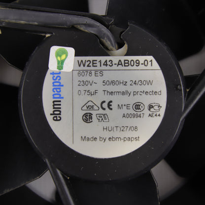 ebm-papst W2E143-AB09-01 Axial Fan | 230 V AC | 30 W