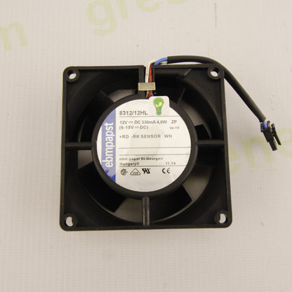 ebm-papst 8312/12HL | 80×80×32 mm | 12 V DC | 4 W