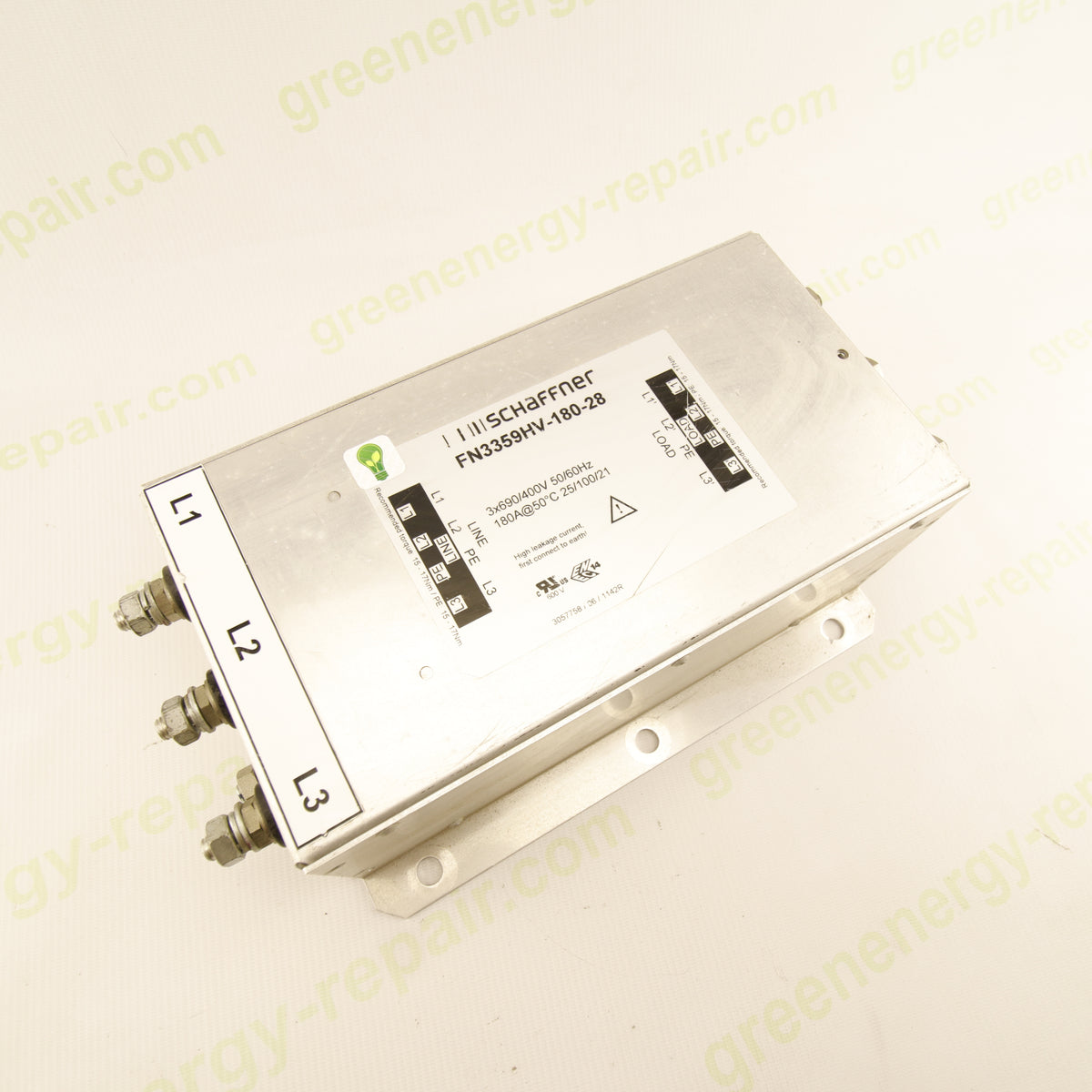 Schaffner FN3359HV-180-28 | 3-Phase EMC Filter | 180 A