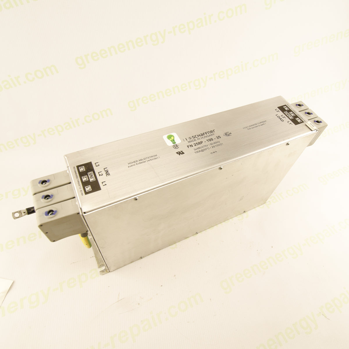 Schaffner FN258P-100-35 | 3-Phase EMC Filter | 100 A