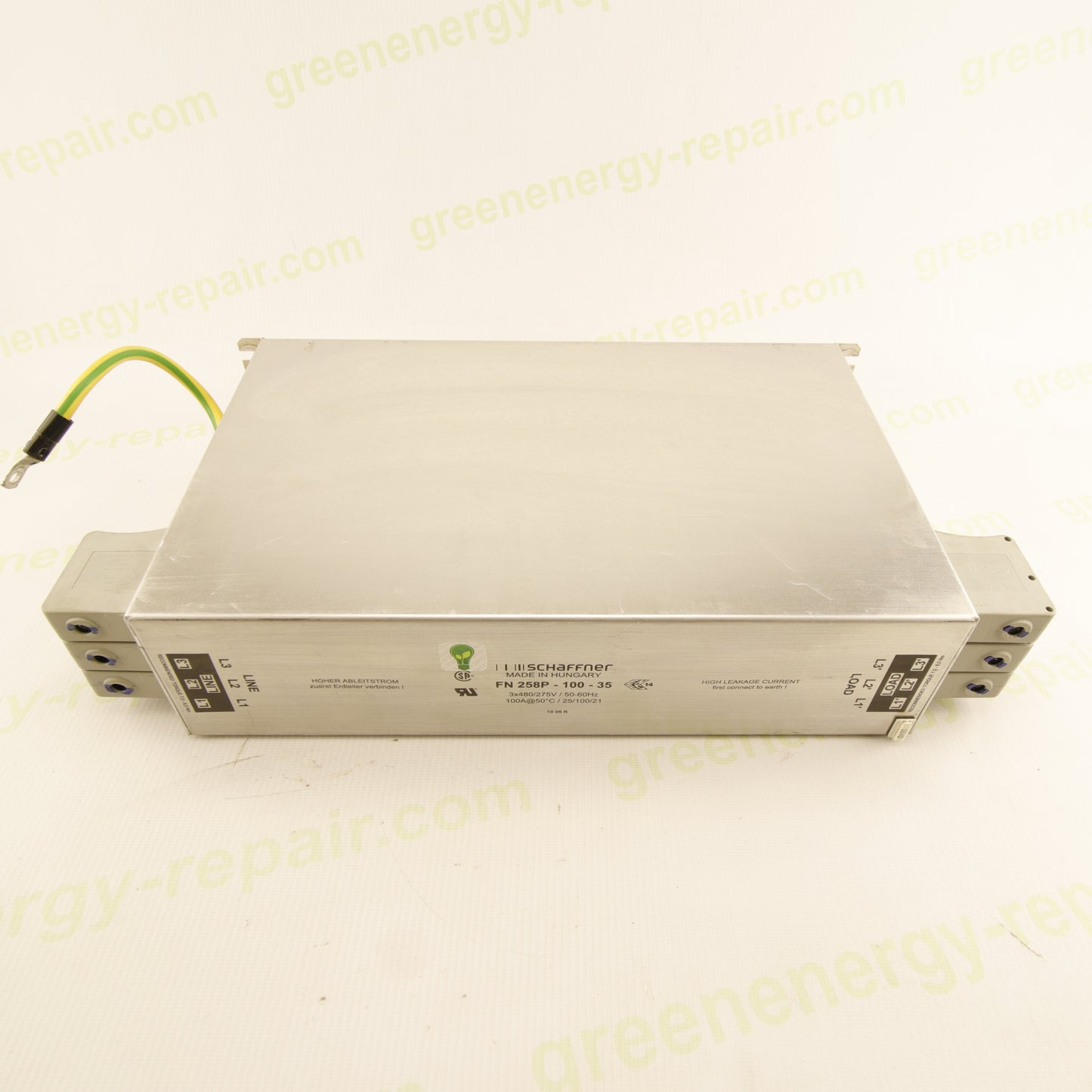 Schaffner FN258P-100-35 | 3-Phase EMC Filter | 100 A