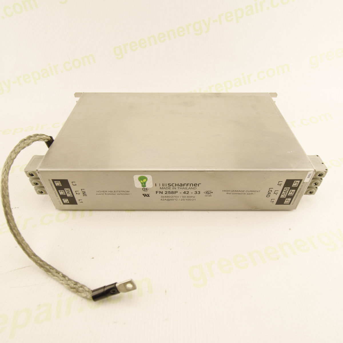 Schaffner FN258P-42-33 | 3-Phase EMC Filter | 42 A