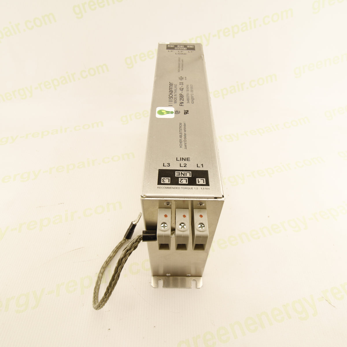 Schaffner FN258P-42-33 | 3-Phase EMC Filter | 42 A