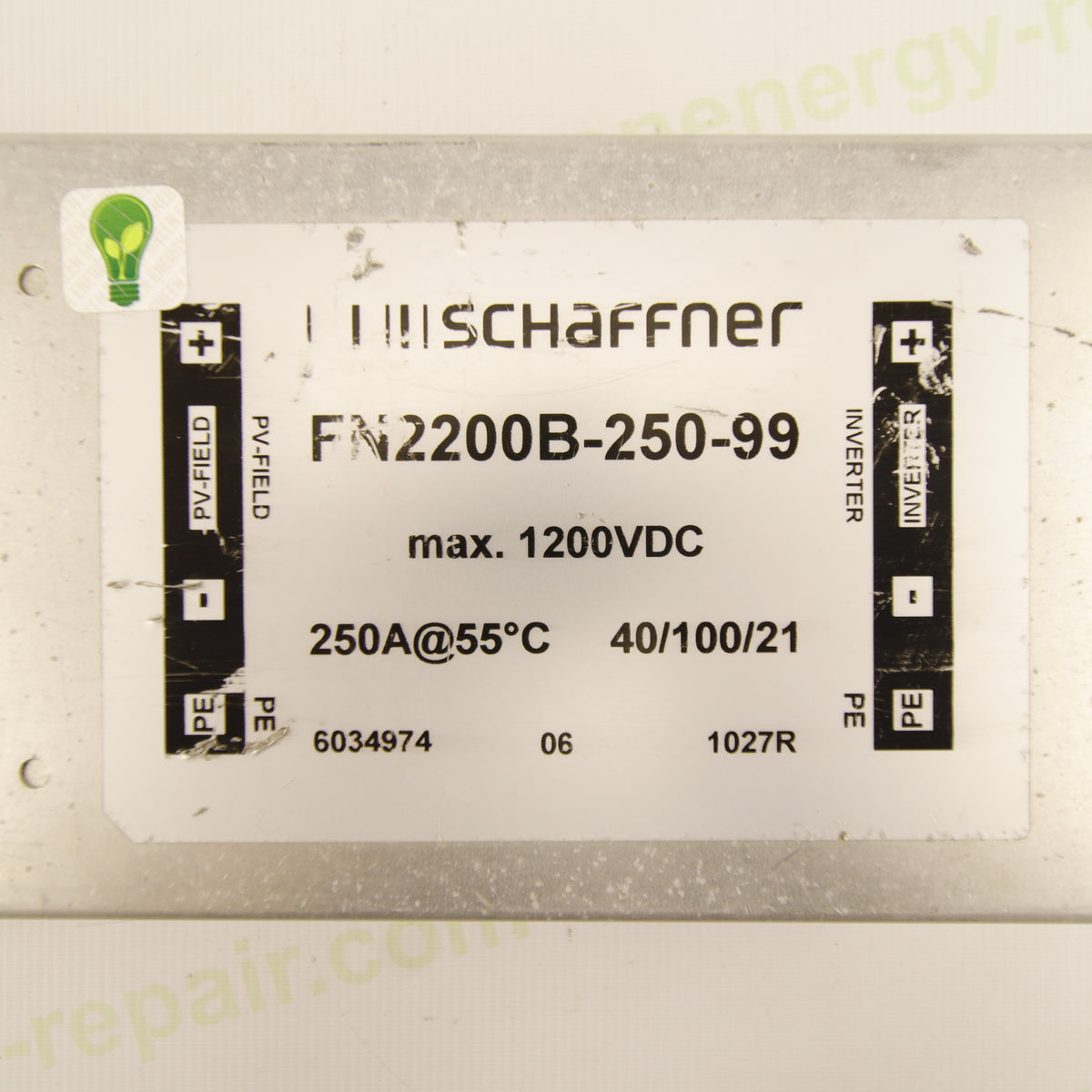 Schaffner FN2200B-250-99 | DC EMC Filter | 250 A