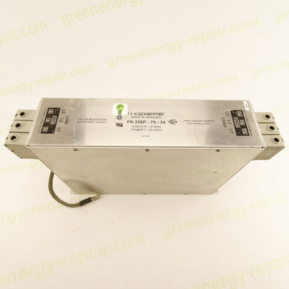 Schaffner FN258P-75-34 | 3-Phase EMC Filter | 75 A