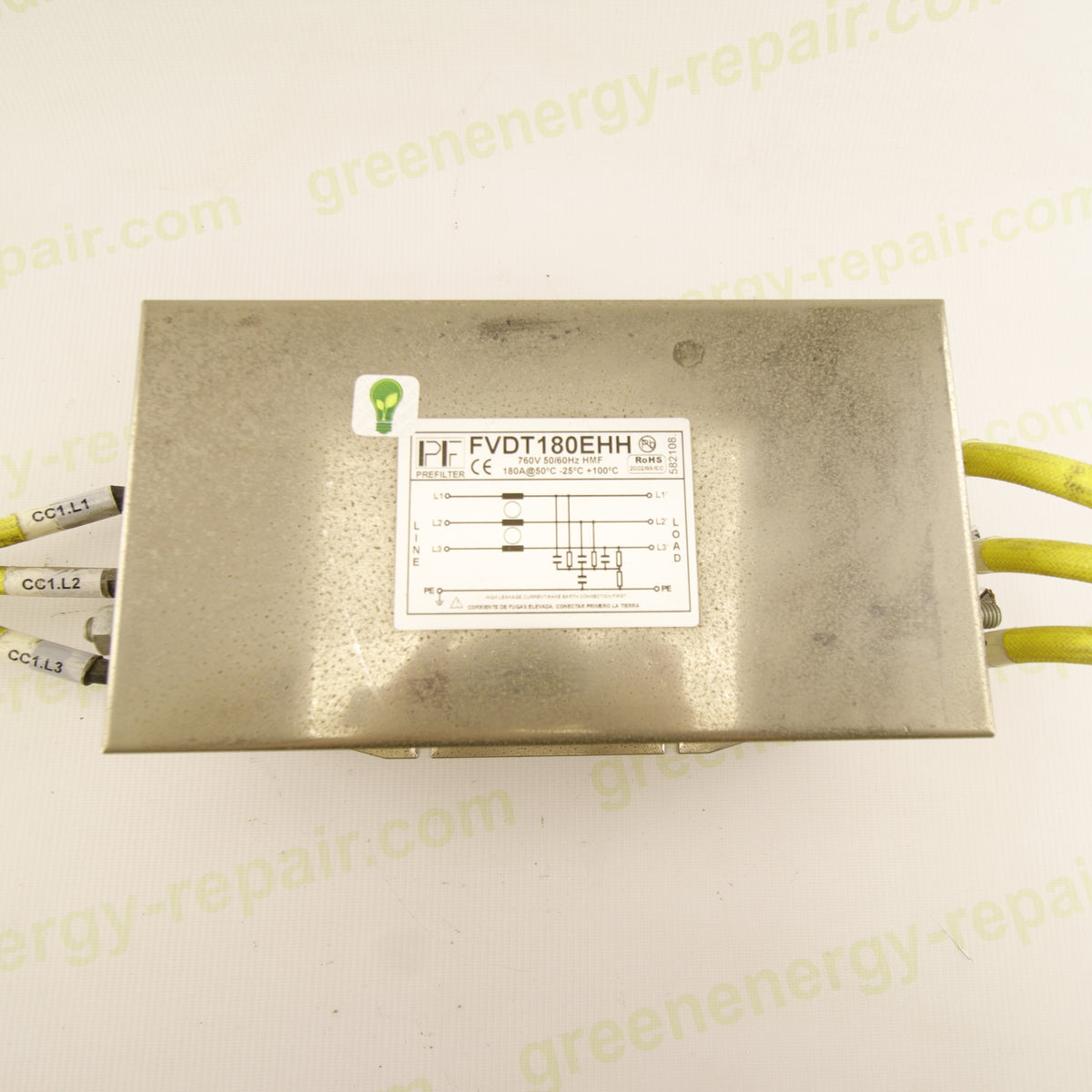 FVDT180EHH | 3-Phase EMC Filter | 180 A | 760 V
