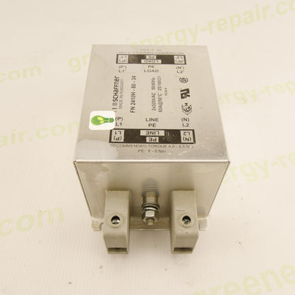 Schaffner FN 2410H-80-34 EMC Filter | 2-Phase | 80A | 520V AC