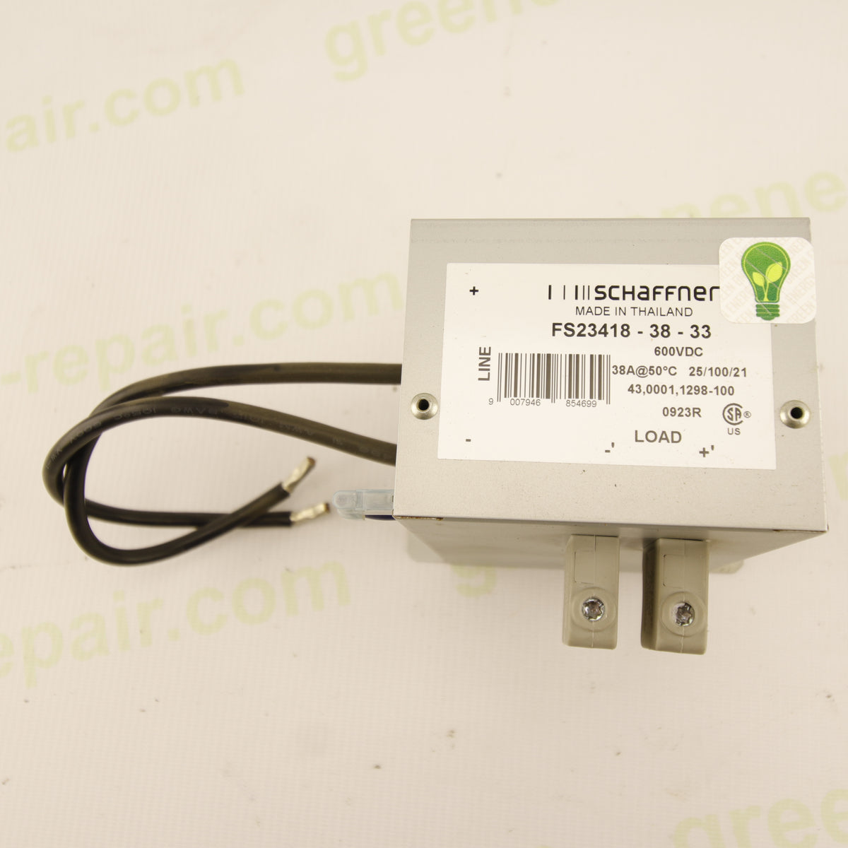 Schaffner FS23418-38-33 | 600 VDC 38 A EMC Filter