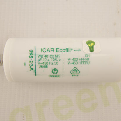 ICAR Ecofill WB 40120 MK | 12 µF 450 V AC Capacitor