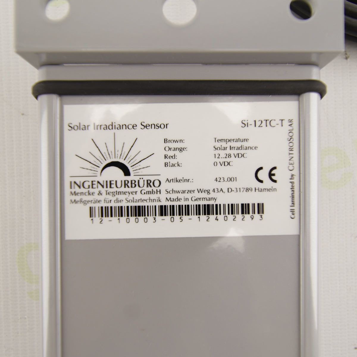 Meteocontrol Si-12TC-T | Solar Irradiance Sensor | 0–10 V