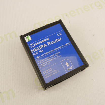 Teltonika RUT104 Industrial 3G Router | GSM/HSUPA Connectivity | SIM Slot | 4 Antenna Ports | Remote Access & Telemetry | Model ER1160