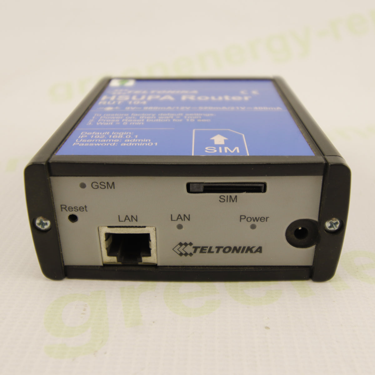 Teltonika RUT104 Industrial 3G Router | GSM/HSUPA Connectivity | SIM Slot | 4 Antenna Ports | Remote Access & Telemetry | Model ER1160