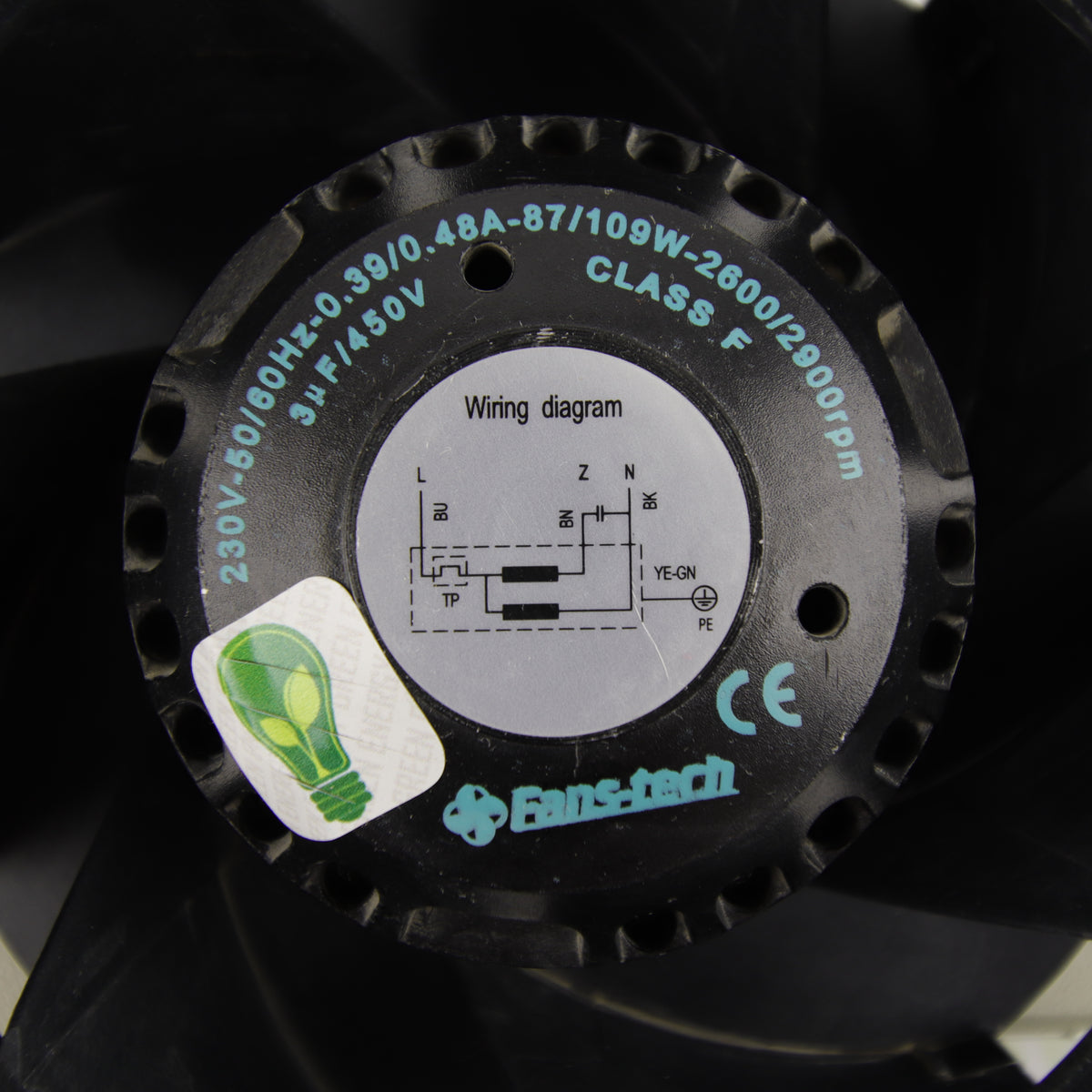 Fans-tech | 230 VAC Centrifugal Fan | 109 W
