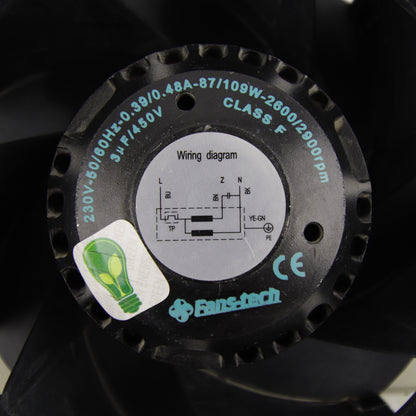 Fans-tech | 230 VAC Centrifugal Fan | 109 W