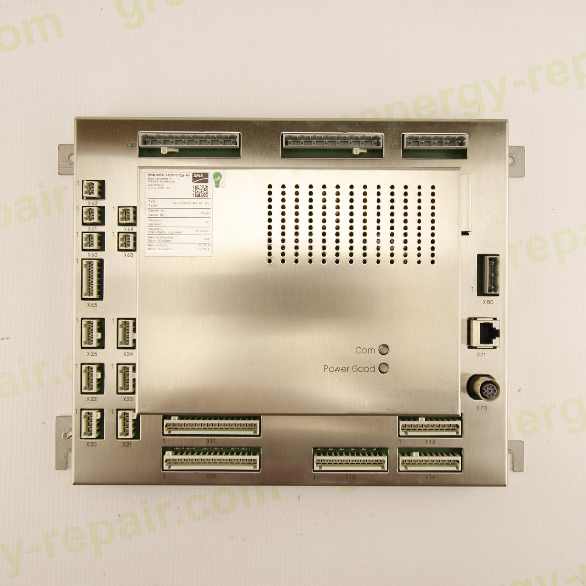SMA SC20CAIOGR3-00.01 Industrial Control Board | 24V DC | Stainless Steel Enclosure | PV/SCADA Integration | Made in Germany