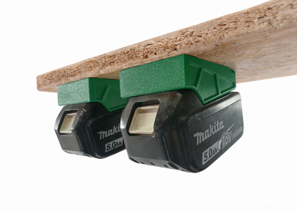 Makita 18V Battery Wall Mount Holder (ASA, 3D Printed)