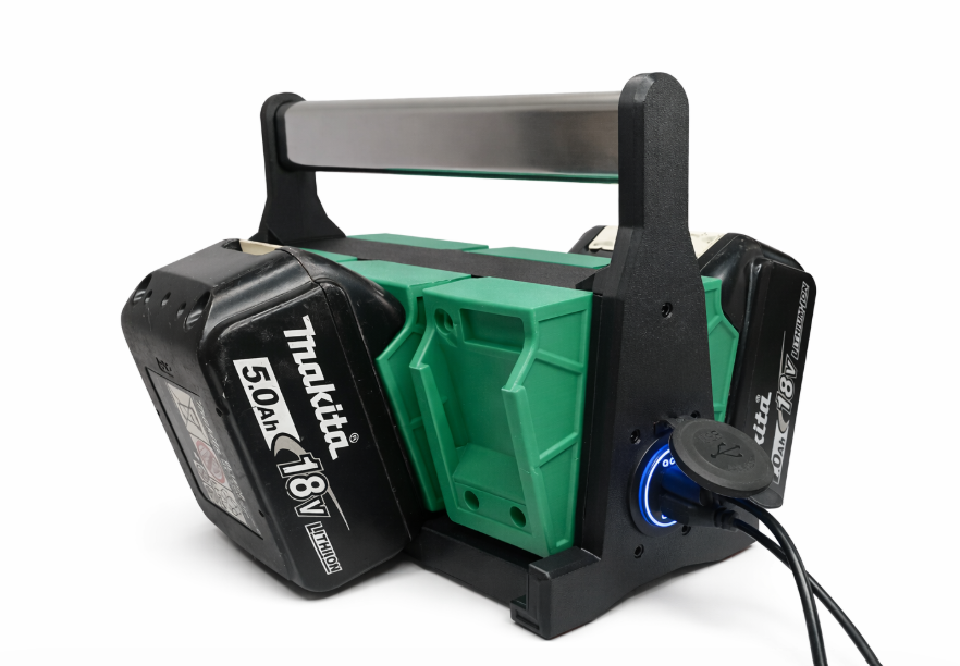 Professional Portable Holder for 18V Li-Ion Batteries