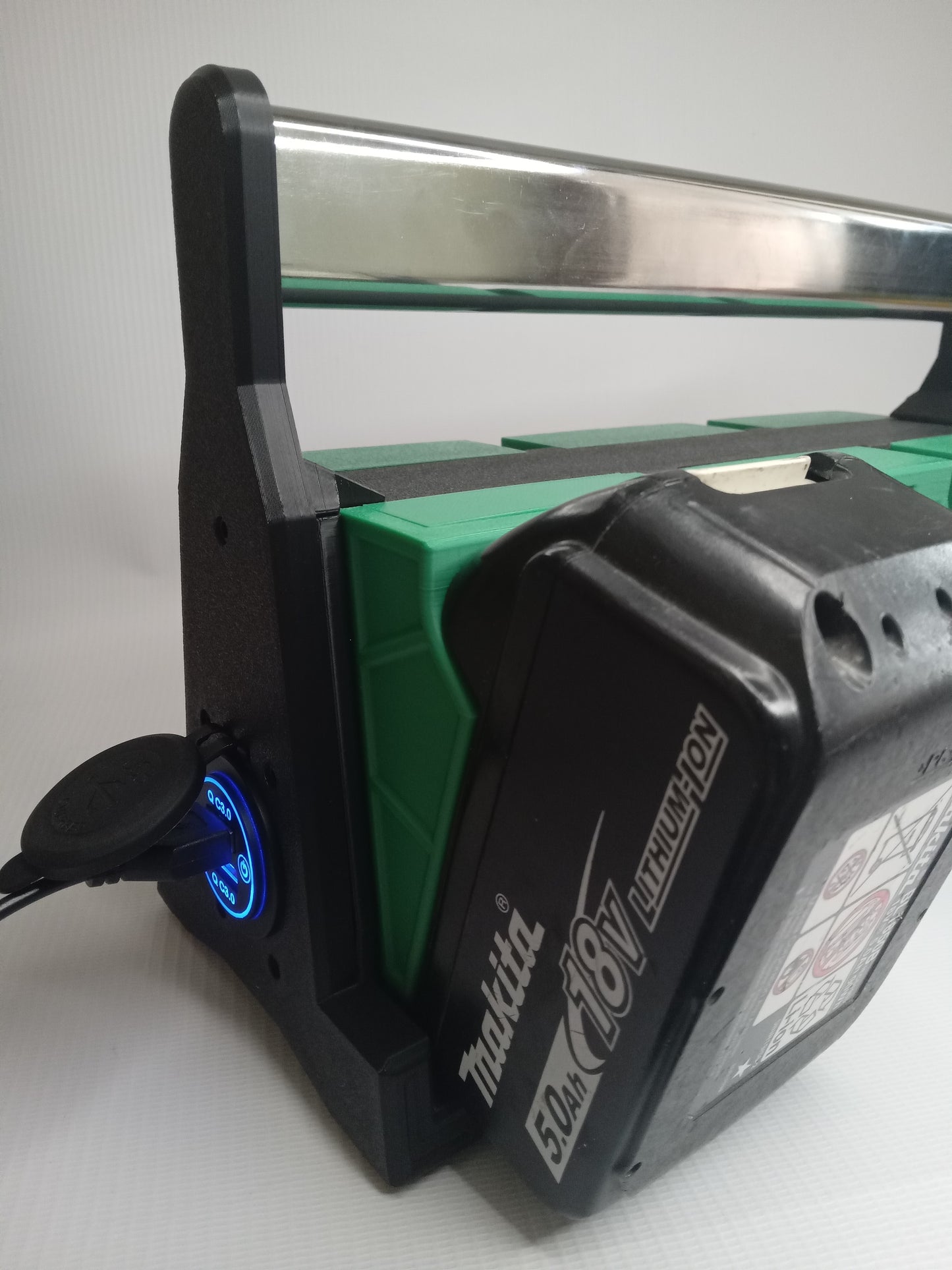 Professional Portable Holder for 18V Li-Ion Batteries