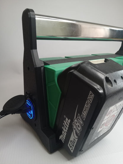 Professional Portable Holder for 18V Li-Ion Batteries