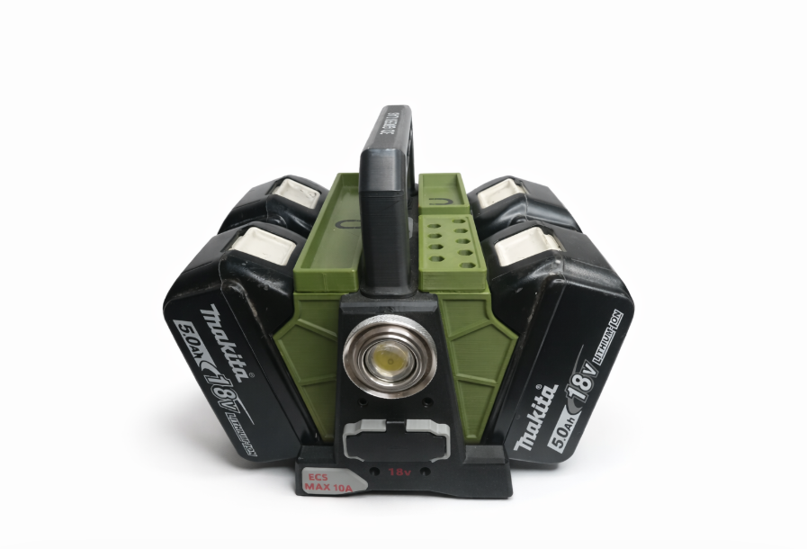 Professional Portable Holder for 18V Li-Ion Batteries