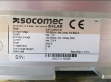 Socomec SUN-HO6K0TR65 5000W монофазен фотоволтаичен инвертор нов 5kw 230vac