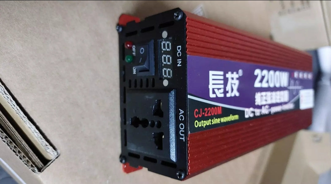 12V 220V Pure Sine Wave Inverter 1100W 2200W Converter