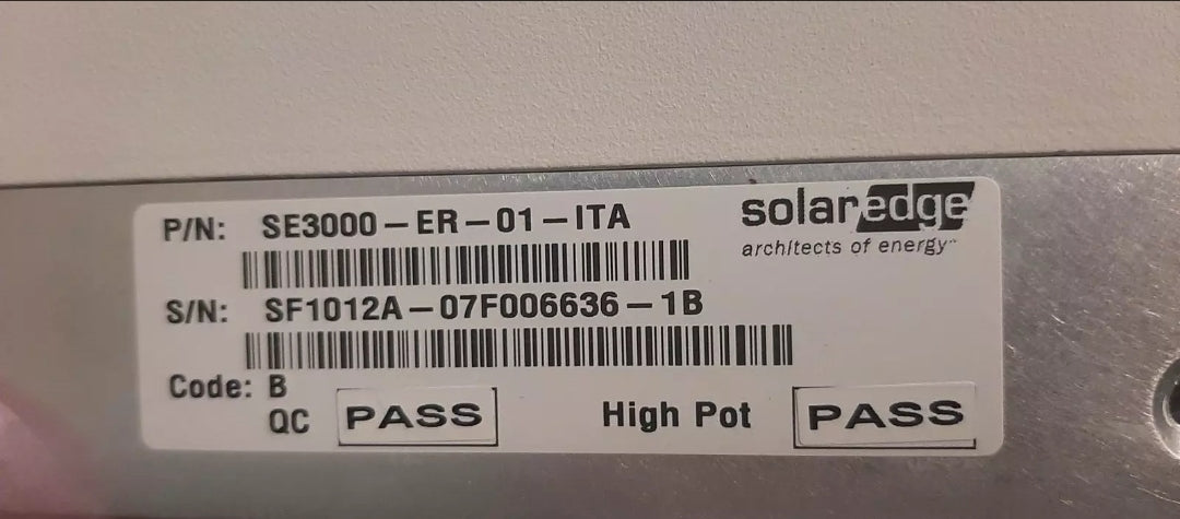 SOLAREDGE SE3000 3.0KW SOLAR EDGE 230VAC ФОТОВОЛТАИЧЕН ИНВЕРТОР