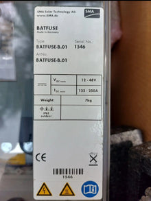 Fuse SMA Batfuse-B.01 (For Sunny Island) 125A PV Storage